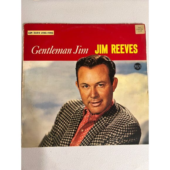 Jim Reeves Gentleman Jim Vinyl LP 1963 Country RCA Living Stereo LSP-2605 Pre-Ow - Picture 1 of 7